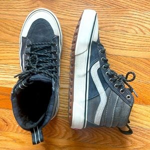 Vans Sk8 Hi 2.0 MTE Black White Gray Waterproof Outdoor Ankle Boot Shoes